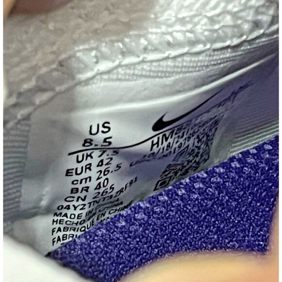 Nike Vapor Pro 1 Football Cleats Purple White Black HM8850-101 Men\'s Size 8.5 main image 8